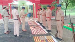 காடல்குடி காவல் நிலையத்தில் எஸ்பி ஆய்வு!