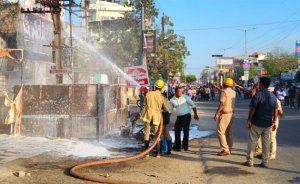 தூத்துக்குடியில் டிரான்ஸ்பார்மர் வெடித்து தீ விபத்து: இருசக்கர வாகனம் எரிந்து சாம்பல்!